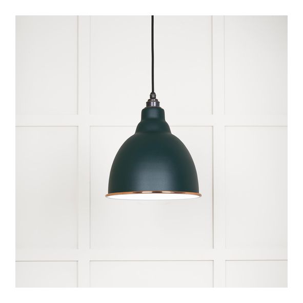49507DI • 260mm • White Gloss & Dingle • From The Anvil Brindley Pendant