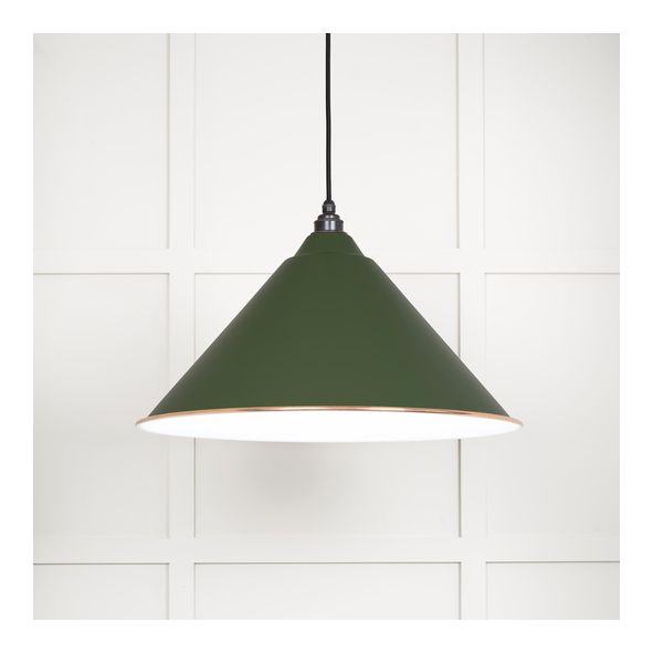 49510H • 510mm • White Gloss & Heath • From The Anvil Hockley Pendant