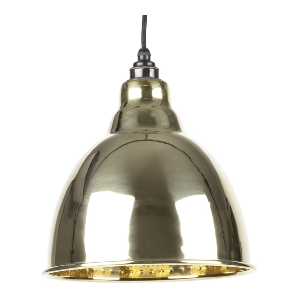 49517 • 260mm • From The Anvil Hammered Brass Brindley Pendant