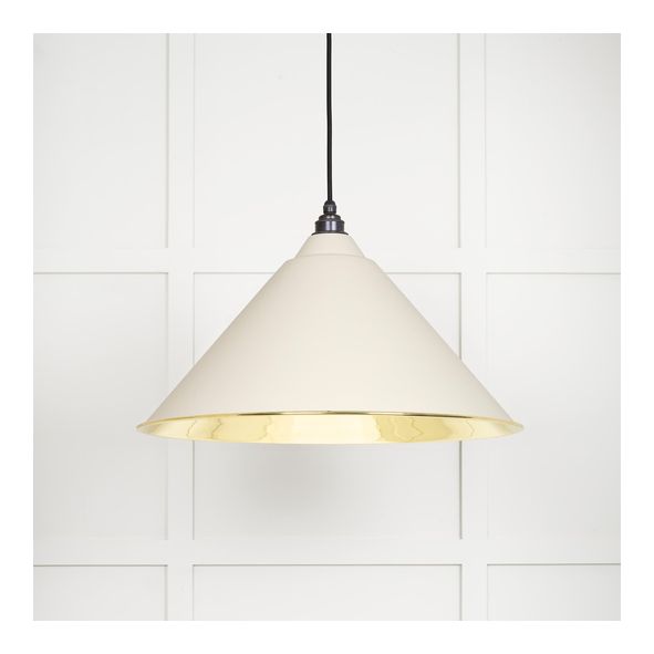 49524TE • 510mm • Smooth Brass & Teasel • From The Anvil Hockley Pendant