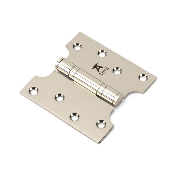 49563 • 102 x 102mm • Polished Nickel • From The Anvil Parliament Hinge