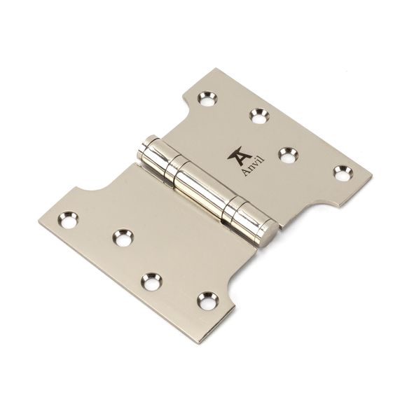 49564 • 102 x 127mm • Polished Nickel • From The Anvil Parliament Hinge
