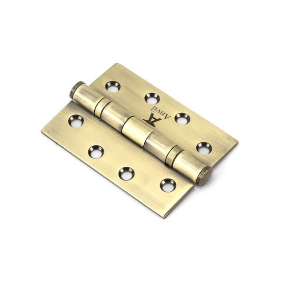 49570 • 102 x 076mm • Aged Brass • From The Anvil Ball Bearing Butt Hinge [pair]