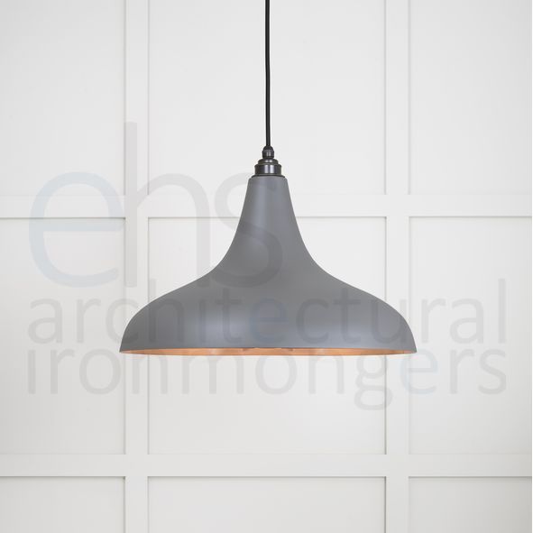 49720SBL • 412 x 240mm • Smooth Copper • From The Anvil Frankley Pendant in Bluff