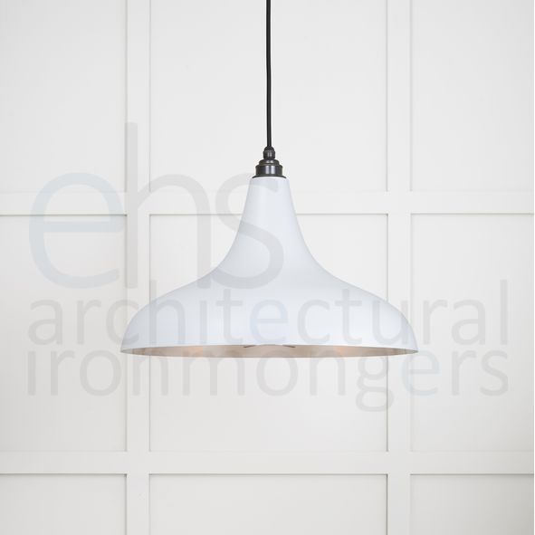 49721SBI • 412 x 240mm • Smooth Nickel • From The Anvil Frankley Pendant in Birch