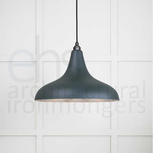 49721SDI • 412 x 240mm • Smooth Nickel • From The Anvil Frankley Pendant in Dingle