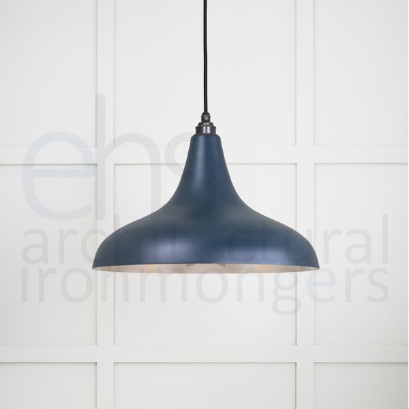 49721SDU  412 x 240mm  Smooth Nickel  From The Anvil Frankley Pendant in Dusk