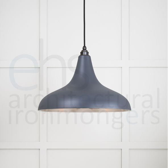 49721SSL • 412 x 240mm • Smooth Nickel • From The Anvil Frankley Pendant in Slate
