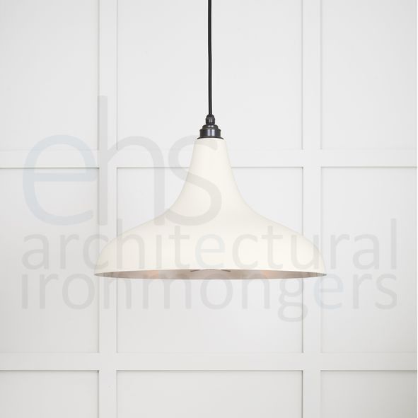 49721STE • 412 x 240mm • Smooth Nickel • From The Anvil Frankley Pendant in Teasel
