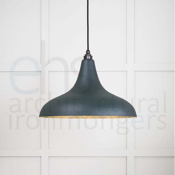 49722SDI • 412 x 240mm • Smooth Brass • From The Anvil Frankley Pendant in Dingle