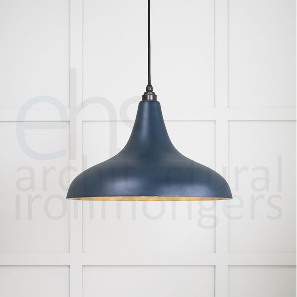49722SDU • 412 x 240mm • Smooth Brass • From The Anvil Frankley Pendant in Dusk