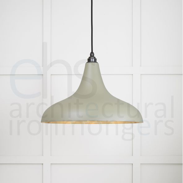 49722STU • 412 x 240mm • Smooth Brass • From The Anvil Frankley Pendant in Tump