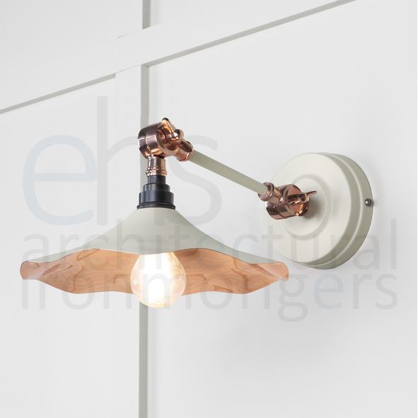 49723STE • 217 x 63mm • Smooth Copper • From The Anvil Flora Wall Light in Teasel