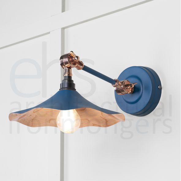 49723SU • 217 x 63mm • Smooth Copper • From The Anvil Flora Wall Light in Upstream