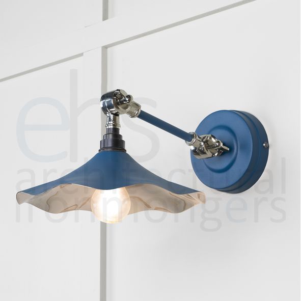 49724SU • 217 x 63mm • Smooth Nickel • From The Anvil Flora Wall Light in Upstream