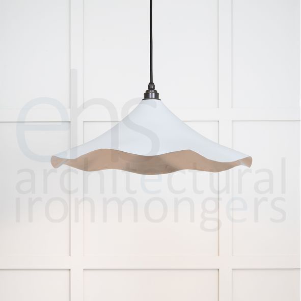 49730SBI • 500 x 146mm • Smooth Nickel • From The Anvil Flora Pendant in Birch