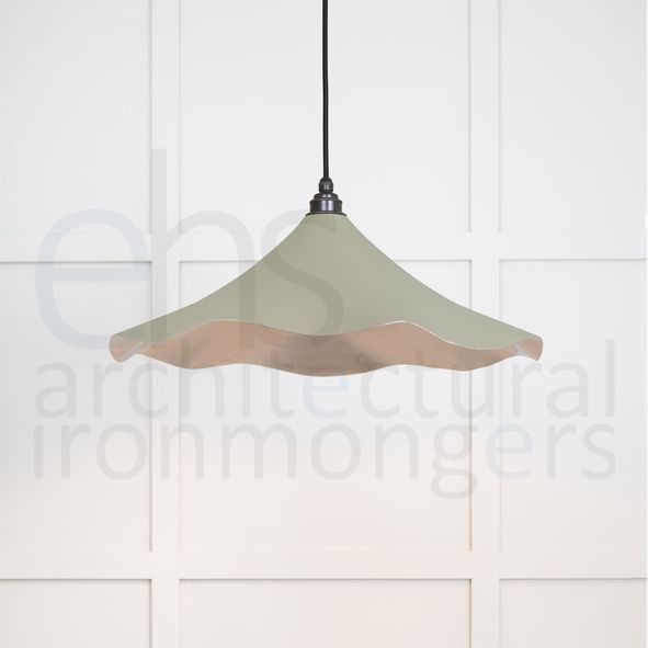 49730STU • 500 x 146mm • Smooth Nickel • From The Anvil Flora Pendant in Tump