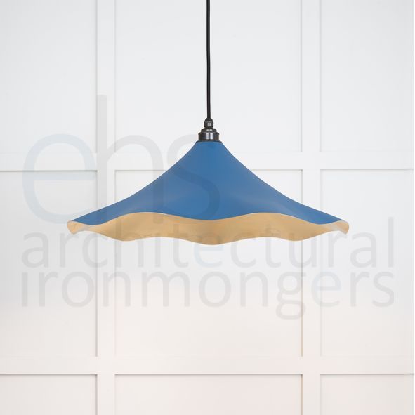 49731SU • 500 x 146mm • Smooth Brass • From The Anvil Flora Pendant in Upstream