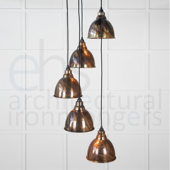 49748  260 x 270mm  Burnished  From The Anvil Brindley Cluster Pendant