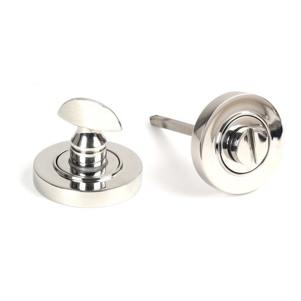 49860 � 53 x 8mm � Polished Stainless [316] � From The Anvil Round Thumbturn Set [Plain]