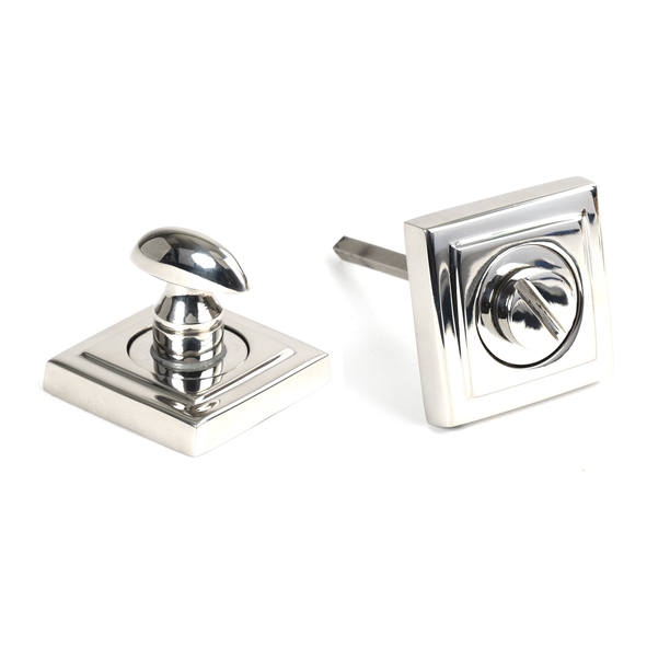 49863 � 53 x 53 x 8mm � Polished Stainless [316] � From The Anvil Thumbturn Set [Square]