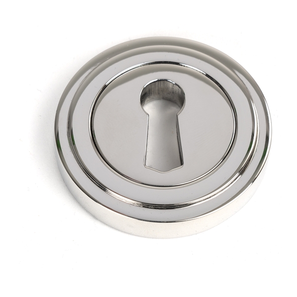 49869 � 53mm � Polished Stainless [316] � From The Anvil Round Escutcheon [Art Deco]