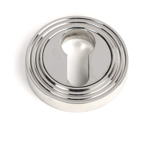 49878 � 53mm � Polished Stainless [316] � From The Anvil Round Euro Escutcheon [Beehive]