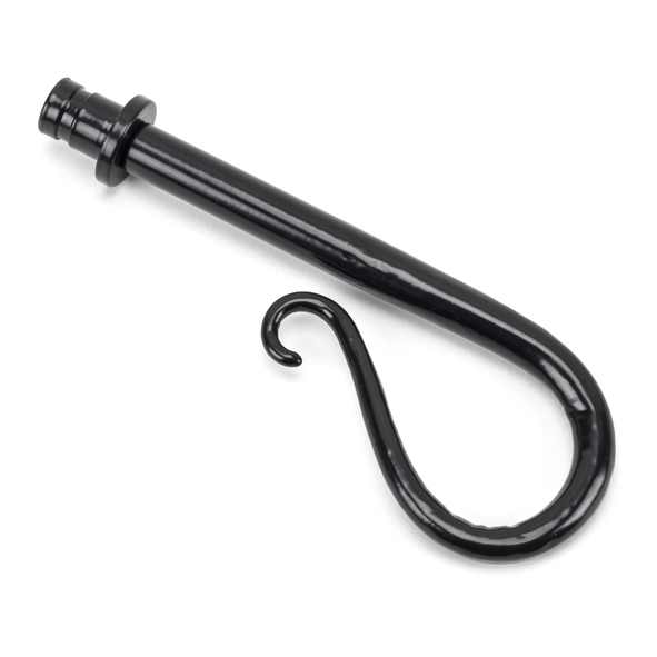 49902 • 70mm • Black • From The Anvil Shepherds Crook Curtain Finial