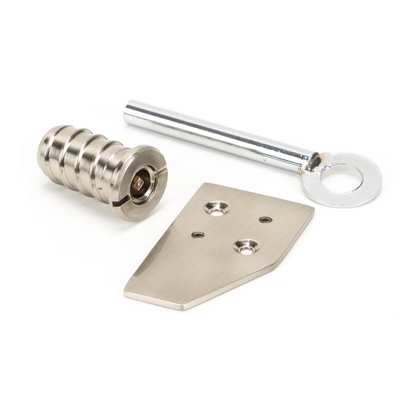 49920 � 28 x 16mm � Polished Nickel � From The Anvil Keyed Flush Sash Stop