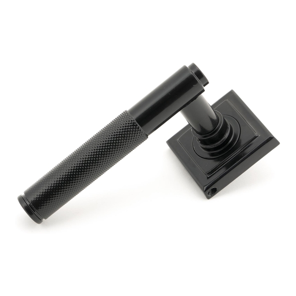 50008 � 53 x 53 x 8mm � Black � From The Anvil Brompton Lever on Rose [Square] - Unsprung