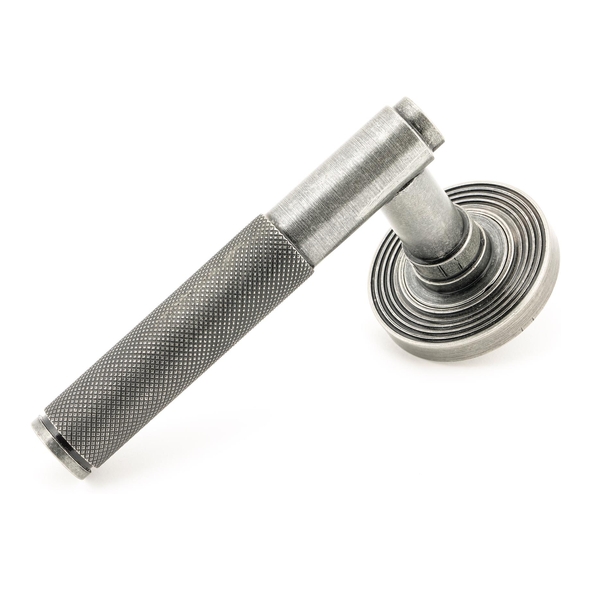 50015 � 53 x 8mm � Pewter � From The Anvil Brompton Lever on Rose [Beehive] - Unsprung