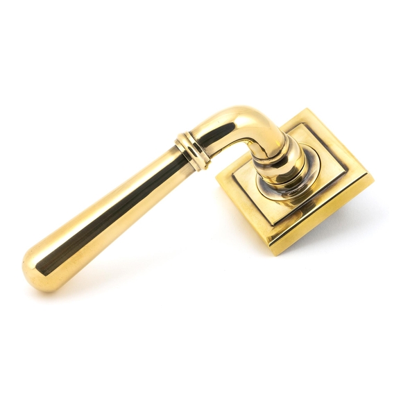 50020 � 53 x 53 x 8mm � Aged Brass � From The Anvil Newbury Lever On Rose [Square] - Unsprung