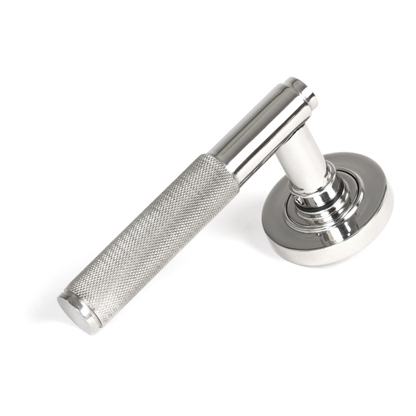 50069 � 53 x 8mm � Polished Stainless [316] � From The Anvil Brompton Lever on Rose [Plain] - Unsprung