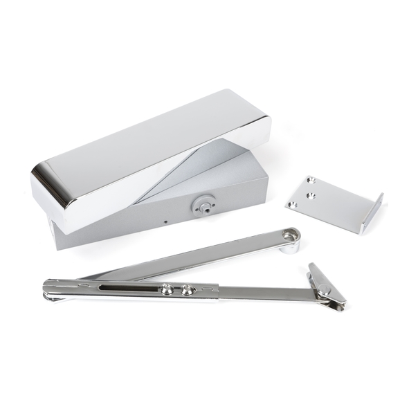50110 • Polished Chrome • From The Anvil Size 2-5 Door Closer & Cover