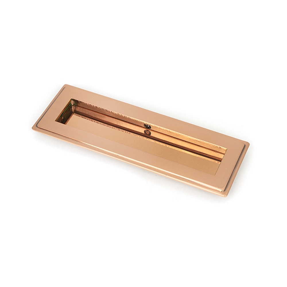 50134 • 175mm • Polished Bronze • From The Anvil Art Deco Rectangular Pull