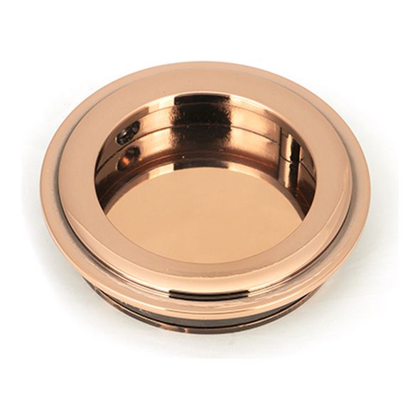 50142 • 60mm • Polished Bronze • From The Anvil Art Deco Round Pull