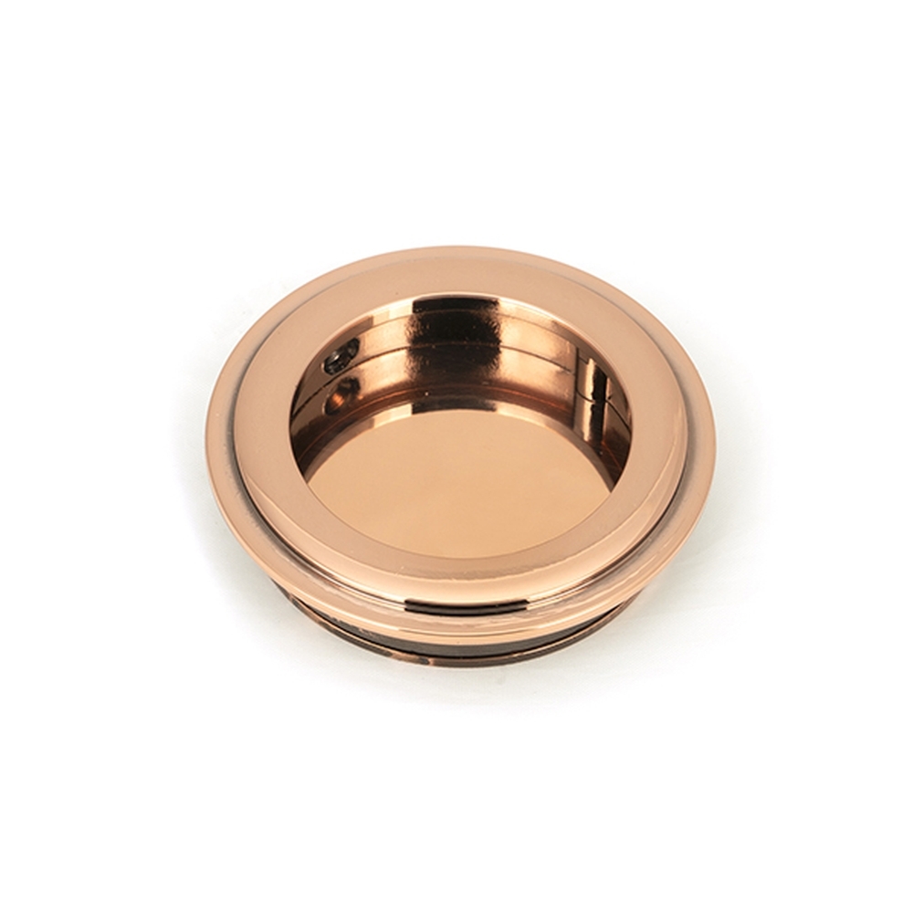 50142  60mm  Polished Bronze  From The Anvil Art Deco Round Pull