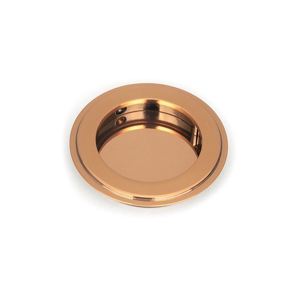 50143 • 75 mm • Polished Bronze • From The Anvil Art Deco Round Pull