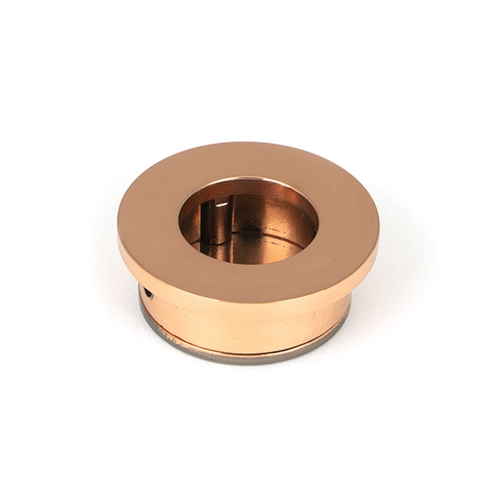 50151  34mm  Polished Bronze  From The Anvil Round Finger Edge Pull