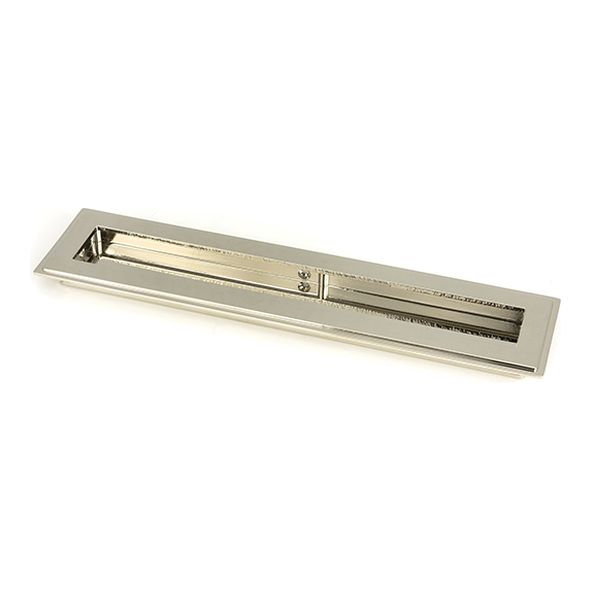 50153 • 250mm • Polished Nickel • From The Anvil Art Deco Rectangular Pull