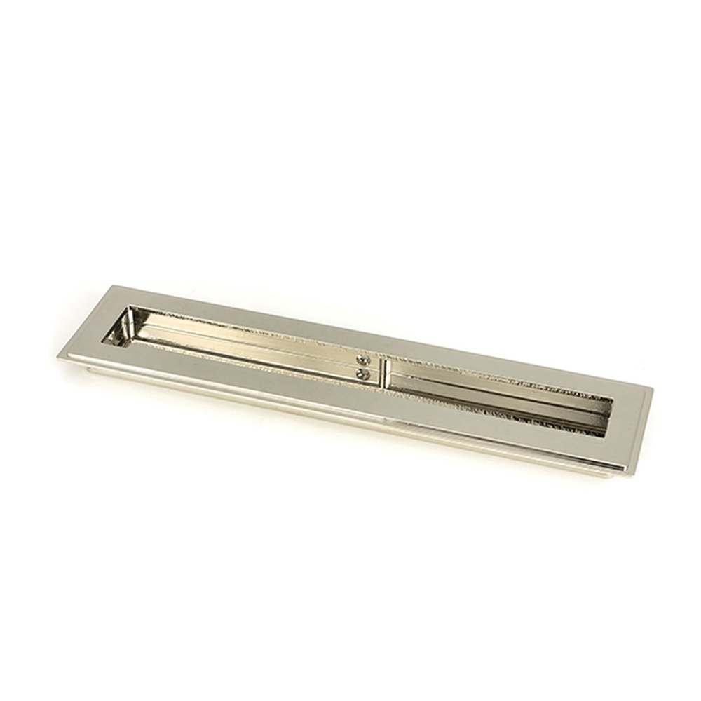 50153 • 250mm • Polished Nickel • From The Anvil Art Deco Rectangular Pull