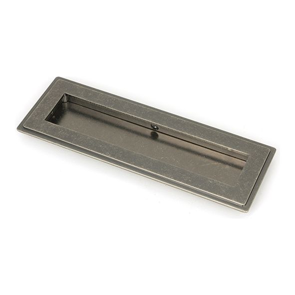 50170 • 175mm • Pewter Patina  • From The Anvil Art Deco Rectangular Pull