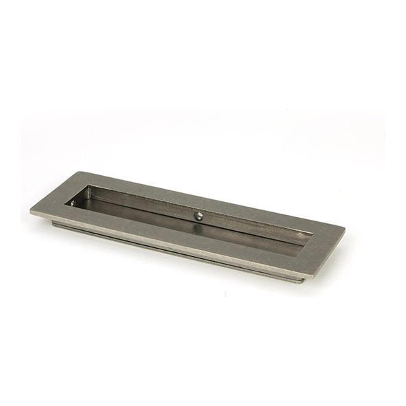 50172 • 175mm • Pewter Patina  • From The Anvil Plain Rectangular Pull