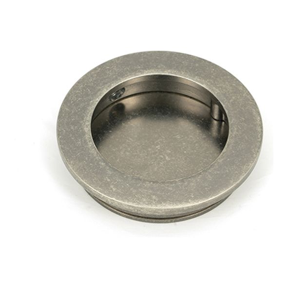 50180 • 60mm • Pewter Patina  • From The Anvil Plain Round Pull