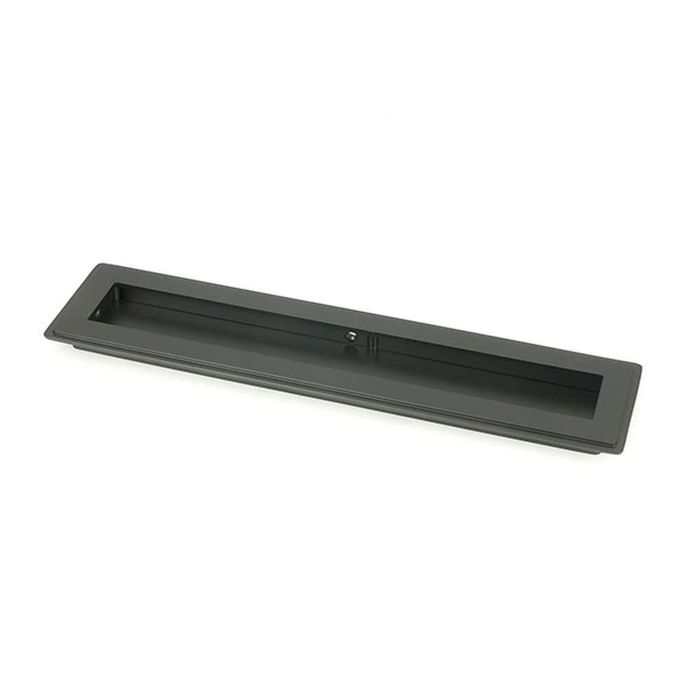 50207 • 250mm • Matt Black • From The Anvil Art Deco Rectangular Pull