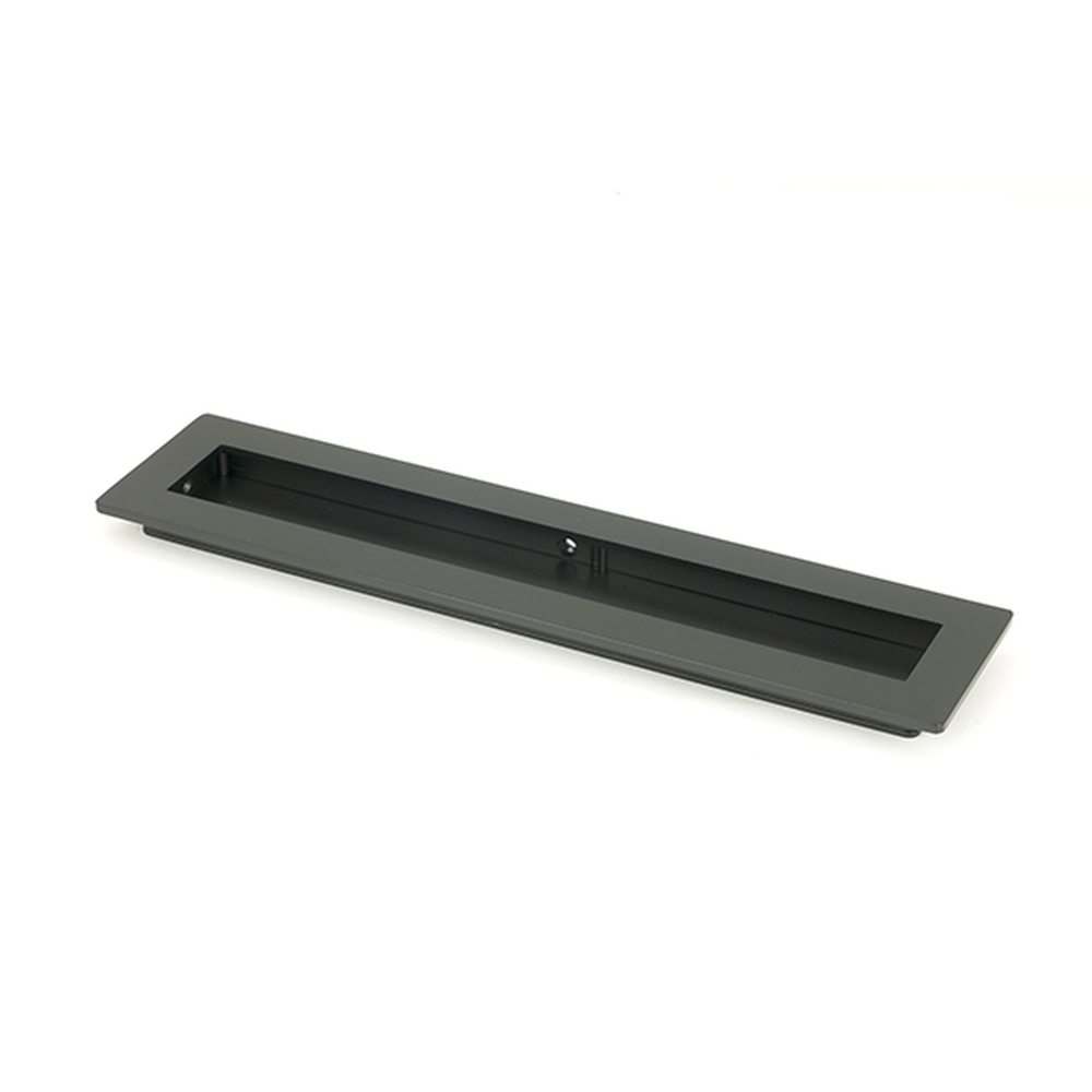 50209  250mm  Matt Black  From The Anvil Plain Rectangular Pull