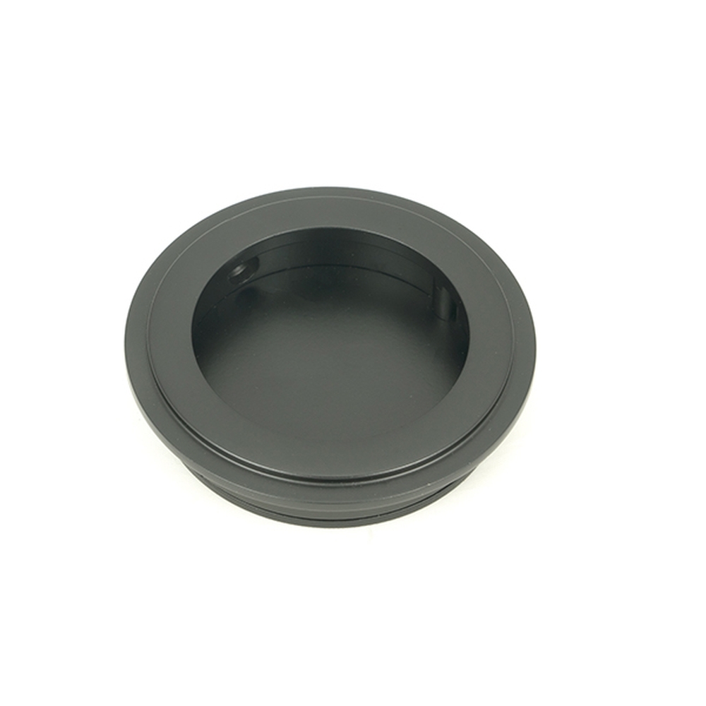 50214 • 60mm • Matt Black • From The Anvil Art Deco Round Pull