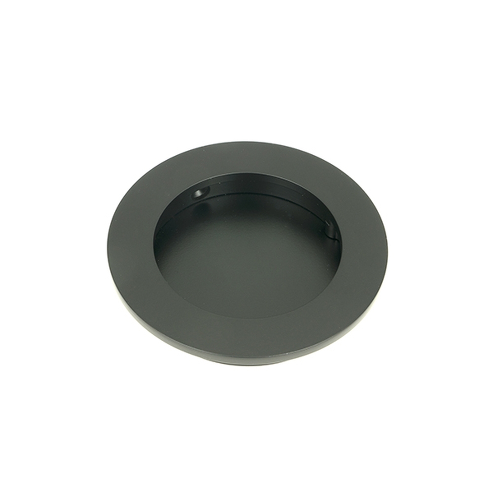 50217  75 mm  Matt Black  From The Anvil Plain Round Pull