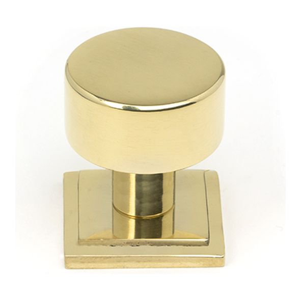 50294  25mm  Polished Brass  From The Anvil Kelso Cabinet Knob [Square]