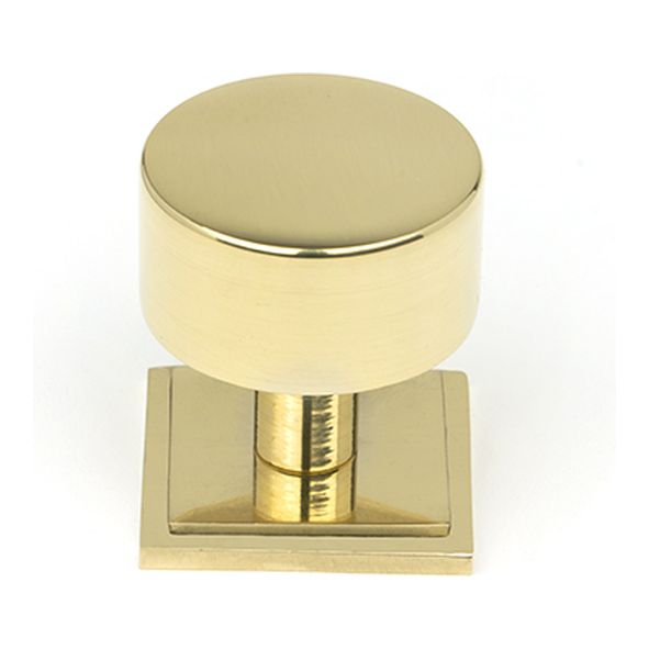 50297 • 32mm • Polished Brass • From The Anvil Kelso Cabinet Knob [Square]